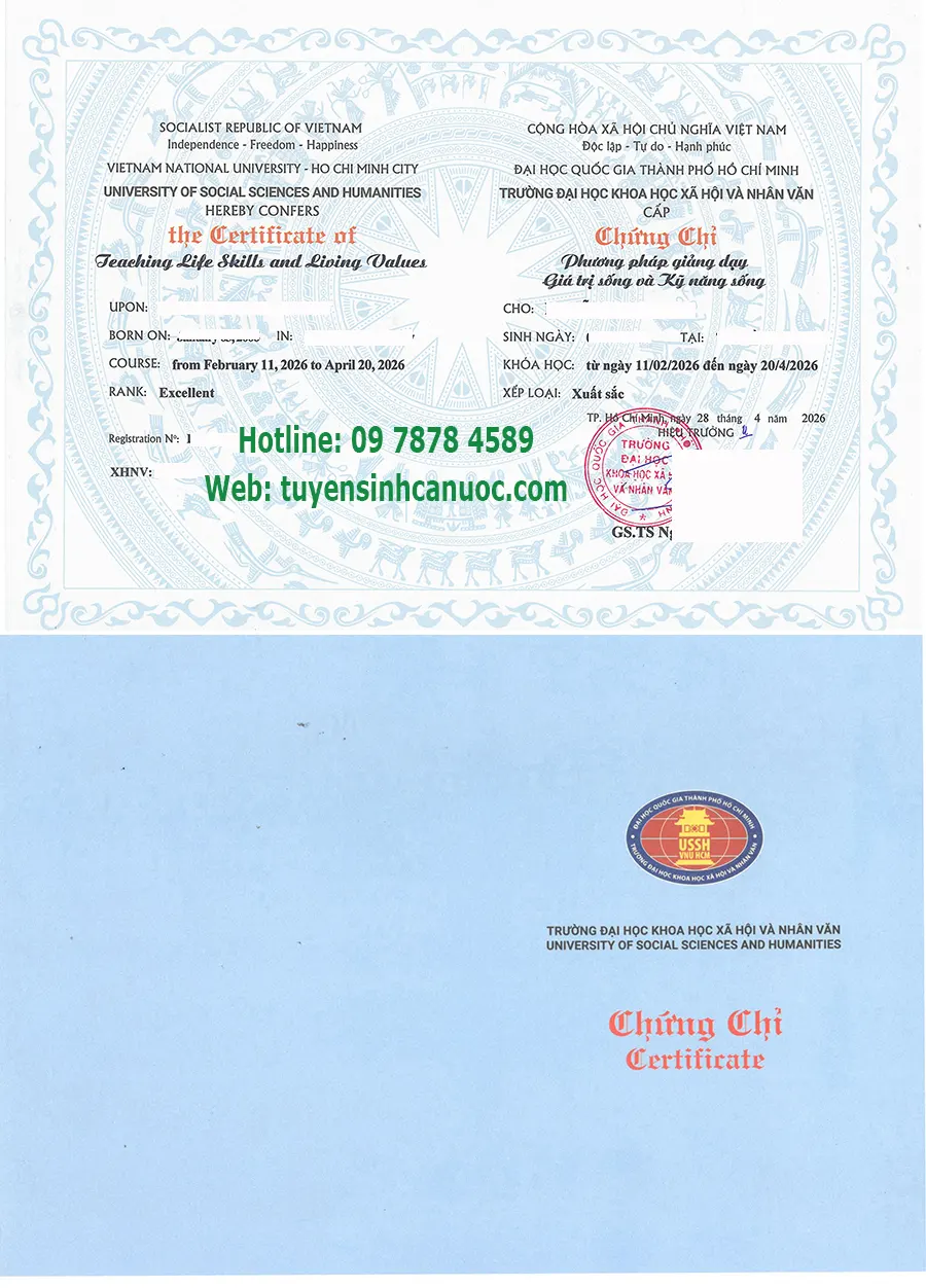 Chứng chỉ Kỹ năng sống